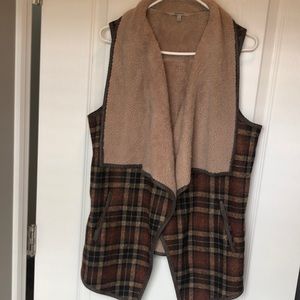 Plaid Vest Womens